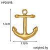 304 Stainless Steel Charms STAS-OY007-24G-2