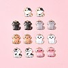 14Pcs 7 Colors Rack Plating Alloy Enamel Pendants FIND-FS0003-05-9