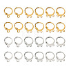  Jewelry 180Pcs 6 Style Brass Leverback Earring Findings KK-PJ0001-19-9