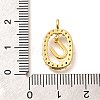 Brass Micro Pave Cubic Zirconia Pendants ZIRC-P123-01G-U02-3