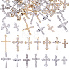 42Pcs 14 Styles Alloy Rhinestone Pendants FIND-ME0003-65-1