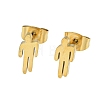 304 Stainless Steel Stud Earrings EJEW-G384-02D-1