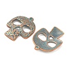 Alloy Pendants PALLOY-D313-01G-2