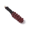 Glass Seed Beaded Baseball Bat Pendants PALLOY-MZ00552-01-3