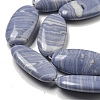 Synthetic Blue Lace Agate Beads Strands G-B071-H02-01-3