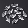Transparent Clear Acrylic Faceted Teardrop Beads X-TACR-S078-01-2