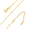 Brass Satellite Chains Necklaces for Women NJEW-D302-61G-2