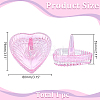 Heart-Shaped Glass Ring Holder AJEW-WH0643-265B-2