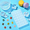 Perforated Dropper Cube 26 English Letter Bead Making Silicone Mold ST-CJ0043-040-6