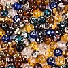 Picasso Baking Paint Glass Seed Beads SEED-N007-38A-01-3