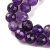 Natural Amethyst Beads Strands X-G-F770-C07-02A-4