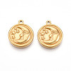 304 Stainless Steel Pendants STAS-N109-106G-1
