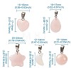 Fashewelry Natural/Synthetic Gemstone Pendants G-FW0001-01-8