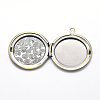 Brass Locket Pendants X-KK-F717-41AB-NR-3