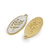 304 Stainless Steel Enamel Pendants STAS-L302-14G-2