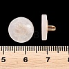 1-Hole Resin Alloy Shank Buttons FIND-B065-03G-03-3