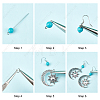 DIY Moon and Star Earring Making Kit DIY-SC0020-19-4