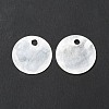 Natural Capiz Shell Charms X-BSHE-G029-15-4