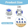 Alloy Acrylic European Beads FIND-YWC0011-04A-3