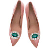 2 Pairs 2 Style Detachable Rhinestone Shoe Decoration DIY-AR0003-19B-4