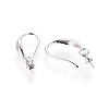 Brass Earring Hooks KK-E779-01-3