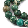 Dyed Natural Regalite/Imperial Jasper/Sea Sediment Jasper Beads Strands G-B124-C03-04-4