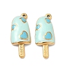 304 Stainless Steel Enamel Pendants STAS-K295-57G-03-1