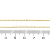 Brass Column Link Chain Necklaces for Women NJEW-D302-05G-3