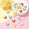 20Pcs 5 Colors Alloy Enamel Pendants ENAM-YW0002-99-5