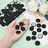   50Pcs Cloth Shank Buttons BUTT-PH0001-27A-3