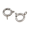 304 Stainless Steel Spring Ring Clasps STAS-B095-05E-P-2