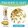 50Pcs Tibetan Style Alloy Tube Bails TIBE-TAD0001-01AG-3