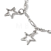 304 Stainless Steel Charms Bracelets BJEW-JB12840-2