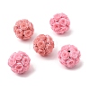 Opaque Acrylic & Rhinestone & Resin Beads OACR-D039-05-1