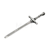 304 Stainless Steel Big Pendants STAS-Z097-16AS-2