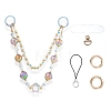 1Pc Acrylic Beaded Mobile Straps AJEW-SZ0002-82C-1
