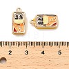 Alloy Enamel Pendants X-PALLOY-R155-01G-05-3