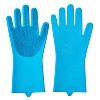 Silicone Dishwashing Gloves AJEW-TA0016-04B-2