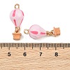Alloy with Enamel Pendants AL-CBA1FD3-07G-02-3