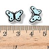 Transparent Glass Enamel Beads LAMP-C023-03F-4