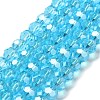 Electroplate Glass Bead Strands LS-EGLA-R015-8mm-12-5