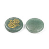 Natural Green Aventurine Cabochons G-N345-06D-2