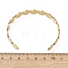 201 Stainless Steel Cuff Bangles for Women BJEW-T024-01D-G-3