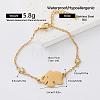 Adjustable 304 Stainless Steel Link Bracelets JX7075-3-1