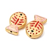 Baking Paint Glass Enamel Beads GLAA-B035-01E-2