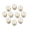 Alloy Enamel Beads ENAM-N052-006-01A-RS-1