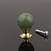 Metal & Natural Green Aventurine Drawer Knobs PW-WG57F80-03-1