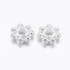 Tibetan Style Alloy Daisy Spacer Beads X-TIBEB-S039-047S-NR-2
