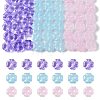 20Pcs Transparent Spray Painted Glass Beads GLAA-FS0002-40A-2