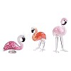 3Pcs Flamingo Figurines JX540A-2